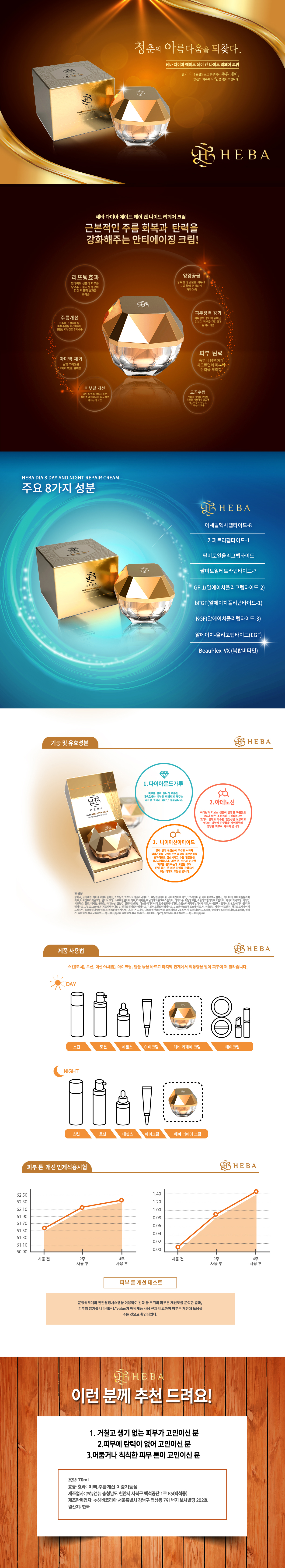 New Hae Hae Heba Diamond 8 Day &amp Night Repair C