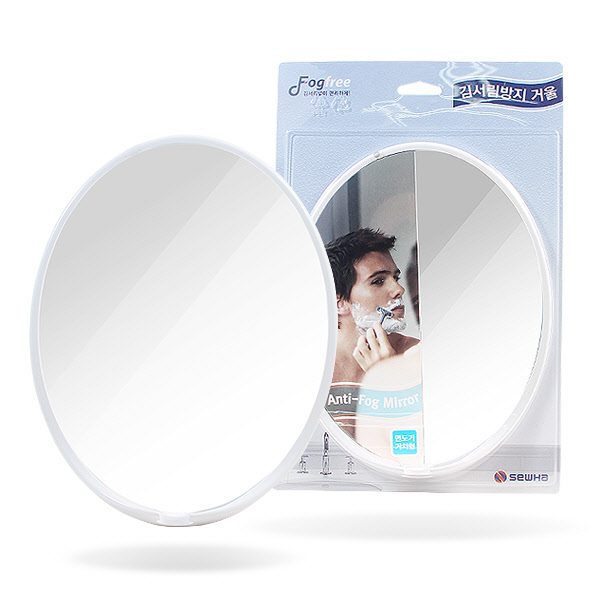 욕실 김서림방지 거울(면도기거치형)